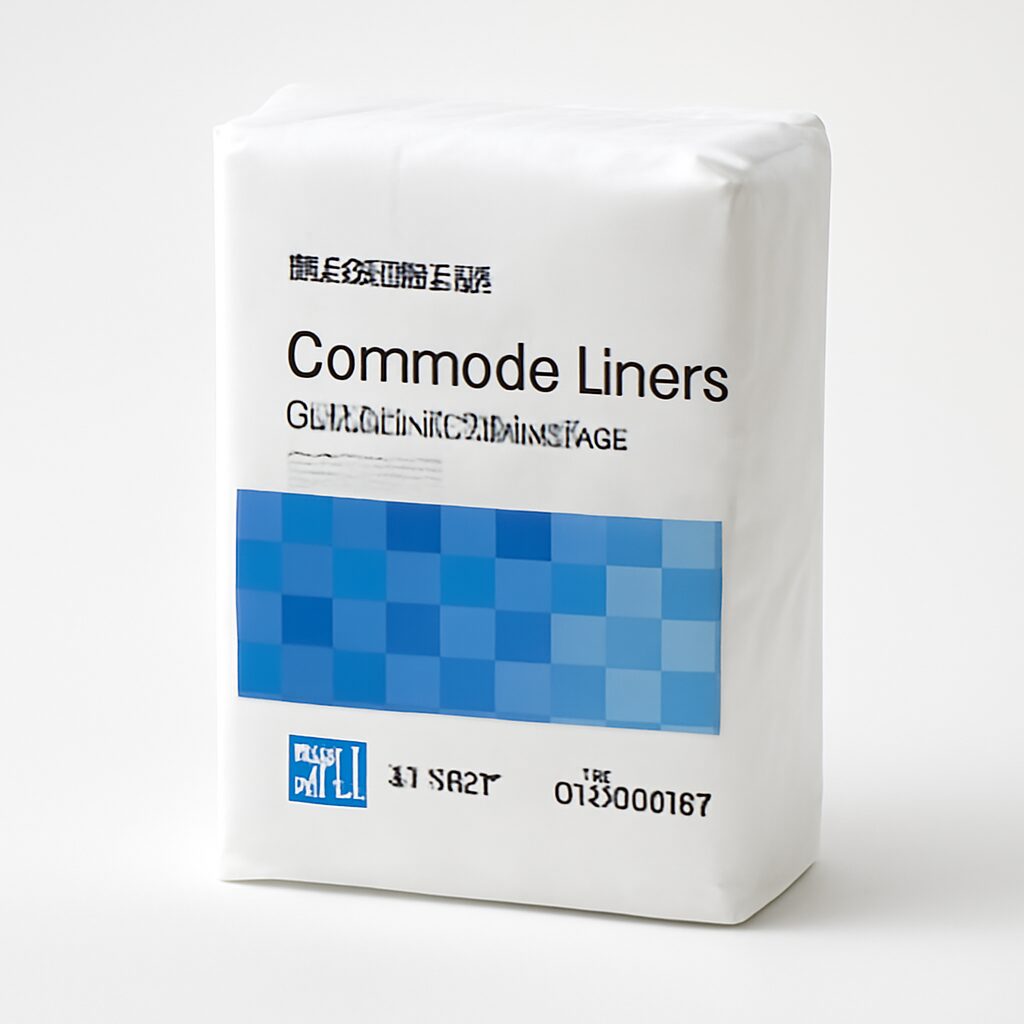 Commode Liners with Absorbent Pad